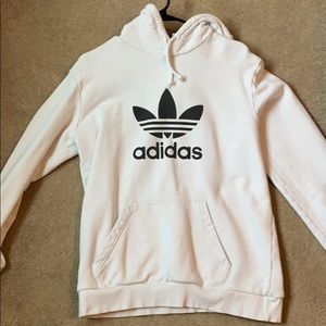 White adidas size medium sweatshirt/ hoodie
